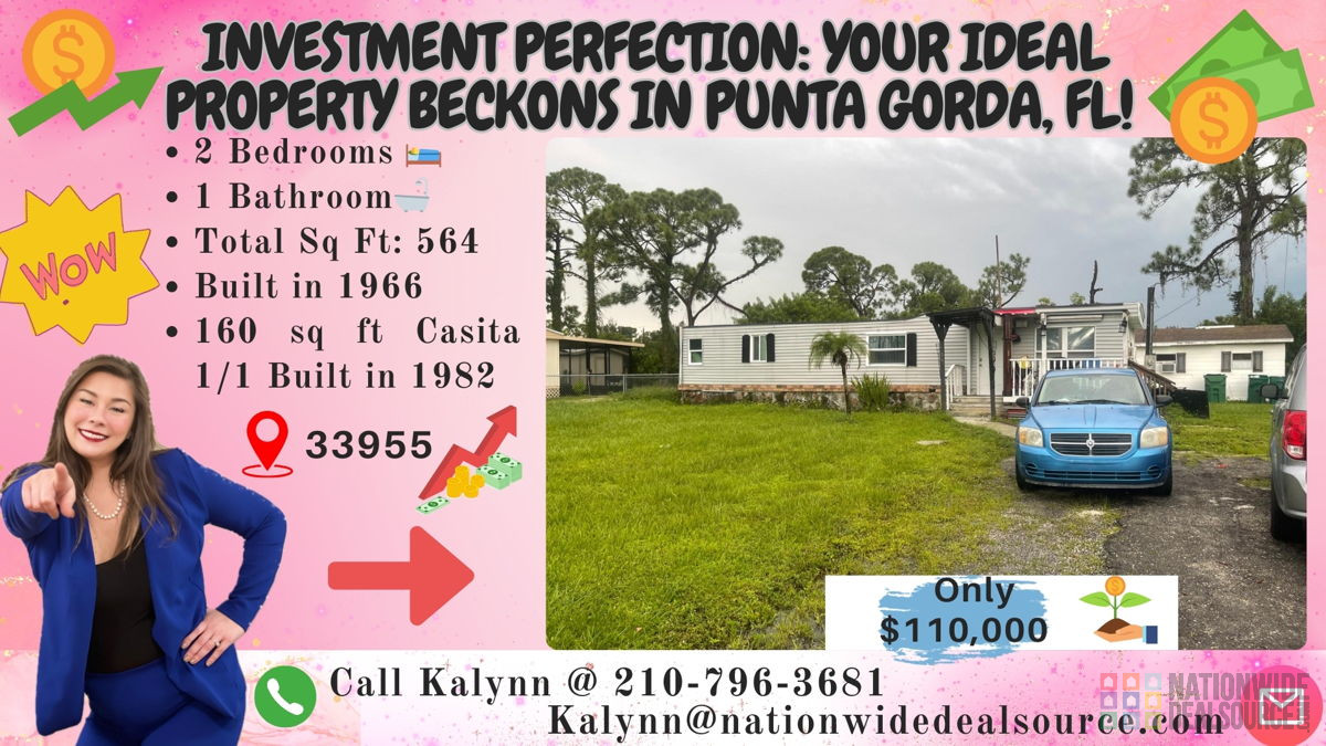 (Punta Gorda, FL)✨MFH with Studio Casita and Serene Pond – Act Fast!💰Click to Learn More! 📸🎥