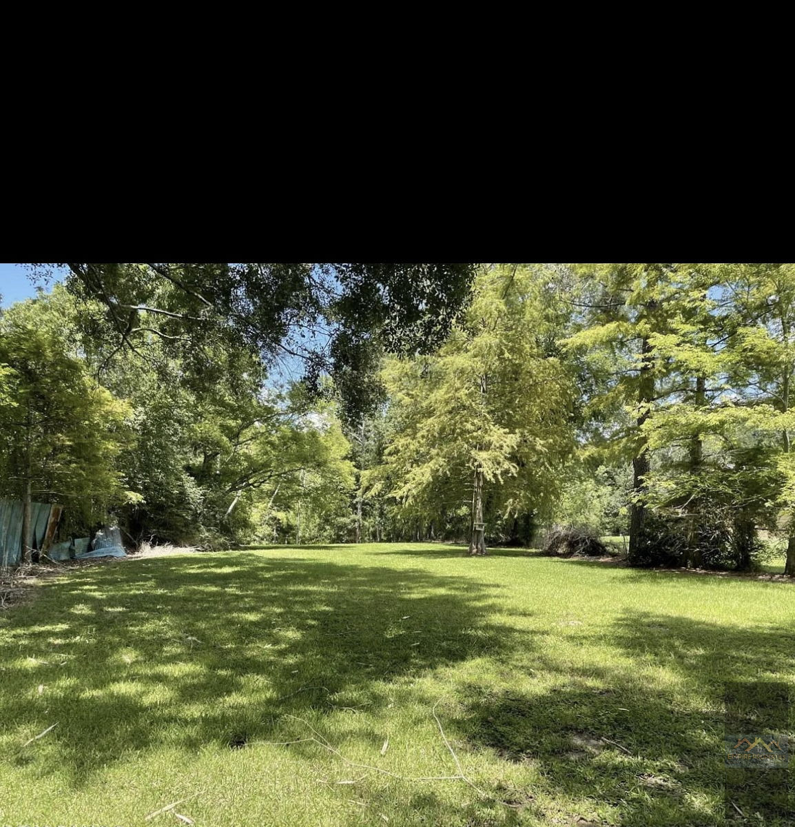 Vacant lot next to Bayou Teche