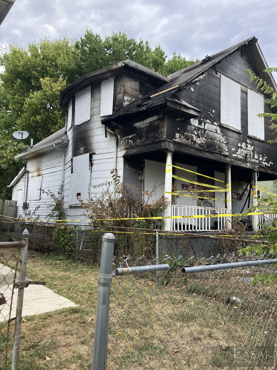 Gut Remodel required - House has Fire Damage - Parsons Ave Revitalization area