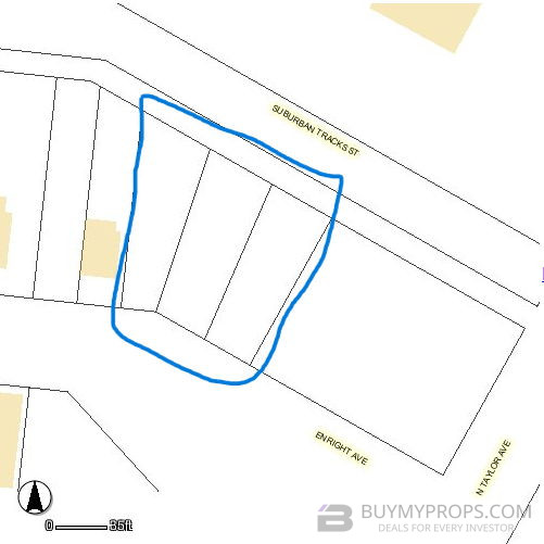 Incredible Opportunity to Develop- 3 Lots on the Same Street in St. Louis!!