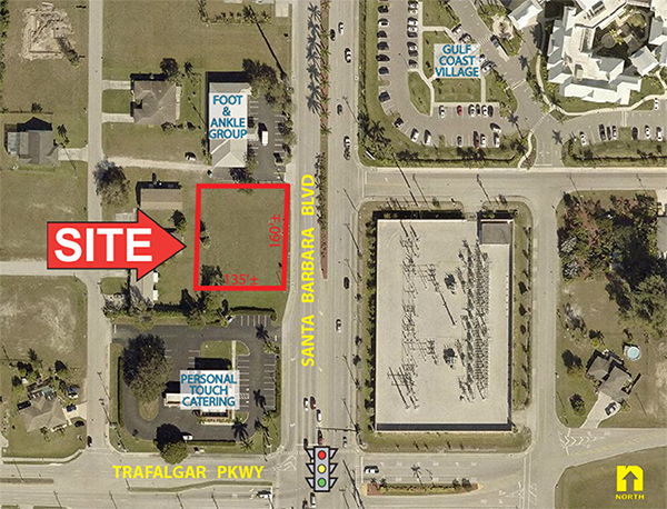 Commercial half acre lot on busy main road in Cape Coral, FL
