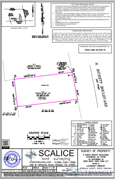 HOT LAND DEAL IN LOUISBURG, NC