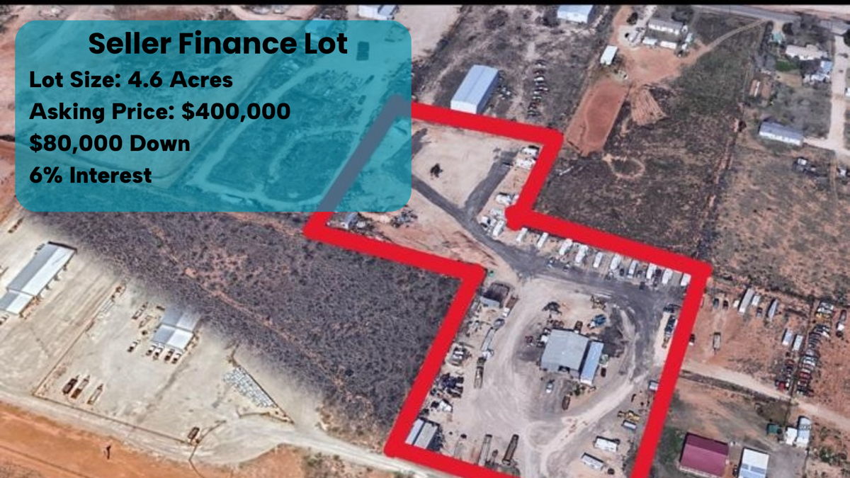 Seller Financing RV Camp- 26 Units + Large Shop in Midland TX - 4.6 acres for only $80K downpayment - click for more details