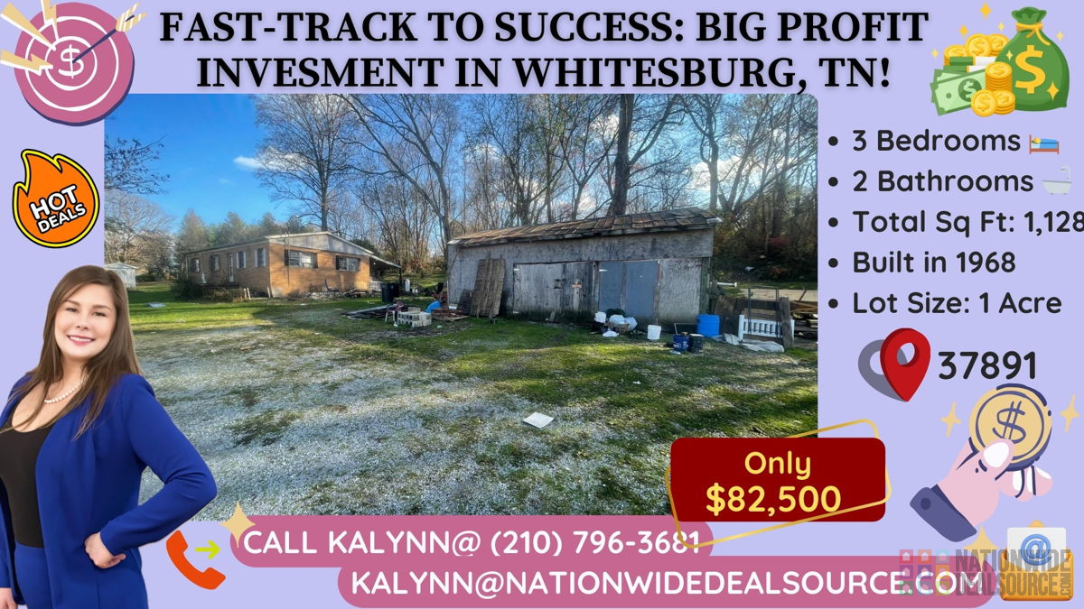 🚨Hurry! Hot Deal In Whitesburg, TN Will Not Last!💵Click to See More! 📸🎥