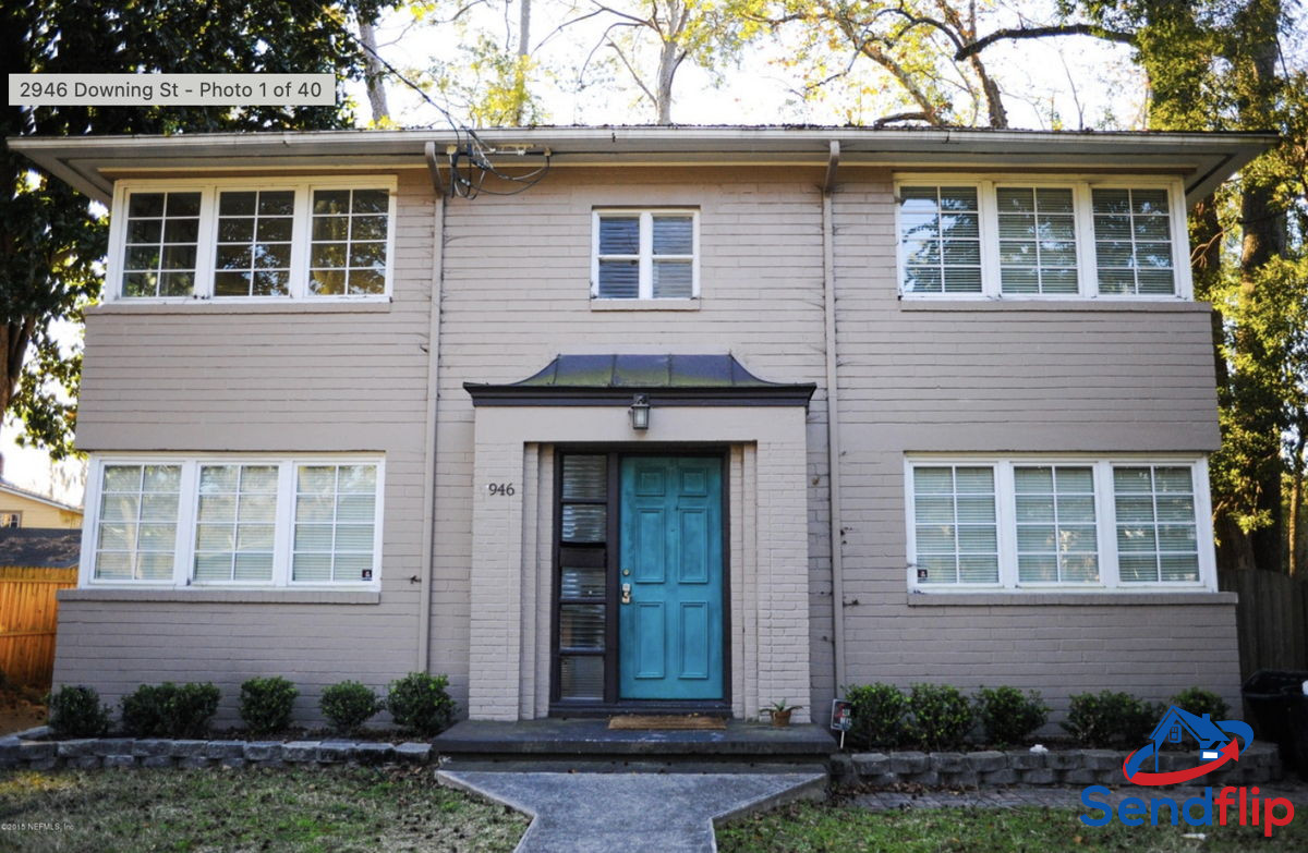 SUBTO JACKSONVILLE, FL 32205 DUPLEX CASH COW RENT READY 40K DOWN $$