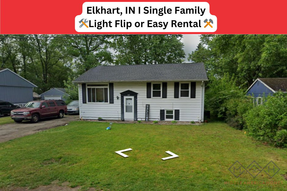 🏠🔥 Sub2 in ELKHART, IN 🛠️Light Flip or Easy Rental ⚒️