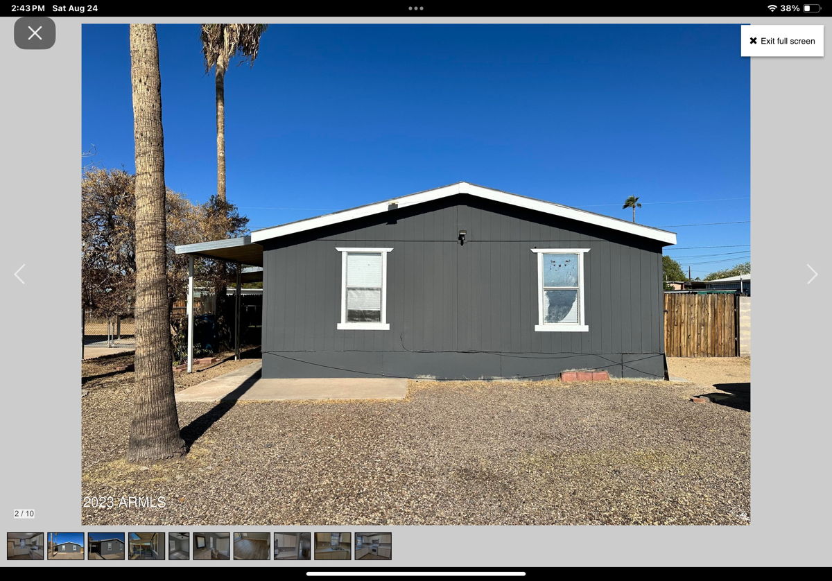3/2 Affixed Mobile Home in Phoenix, AZ 85022 – Ideal Investment! 📈